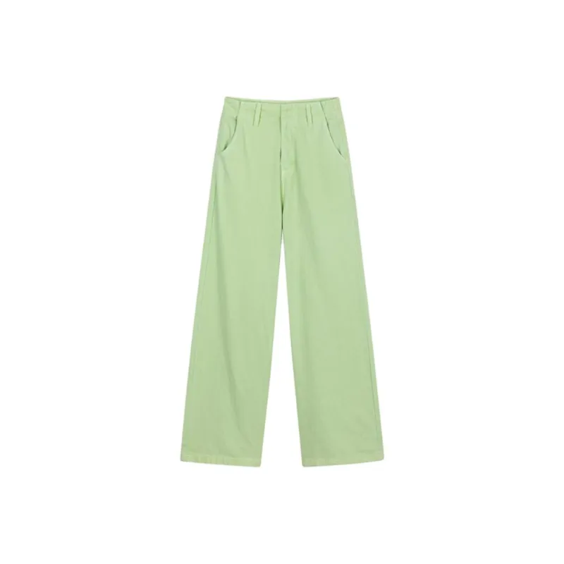 FORNI x YOYO Casual Pants Women's Clear River Green-0