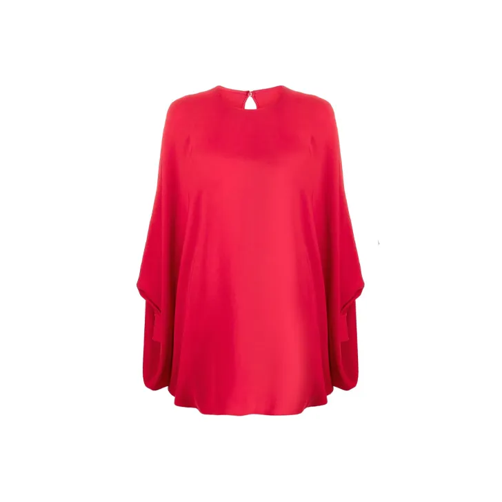Valentino Long-Sleeved Dresses Women's Red-0
