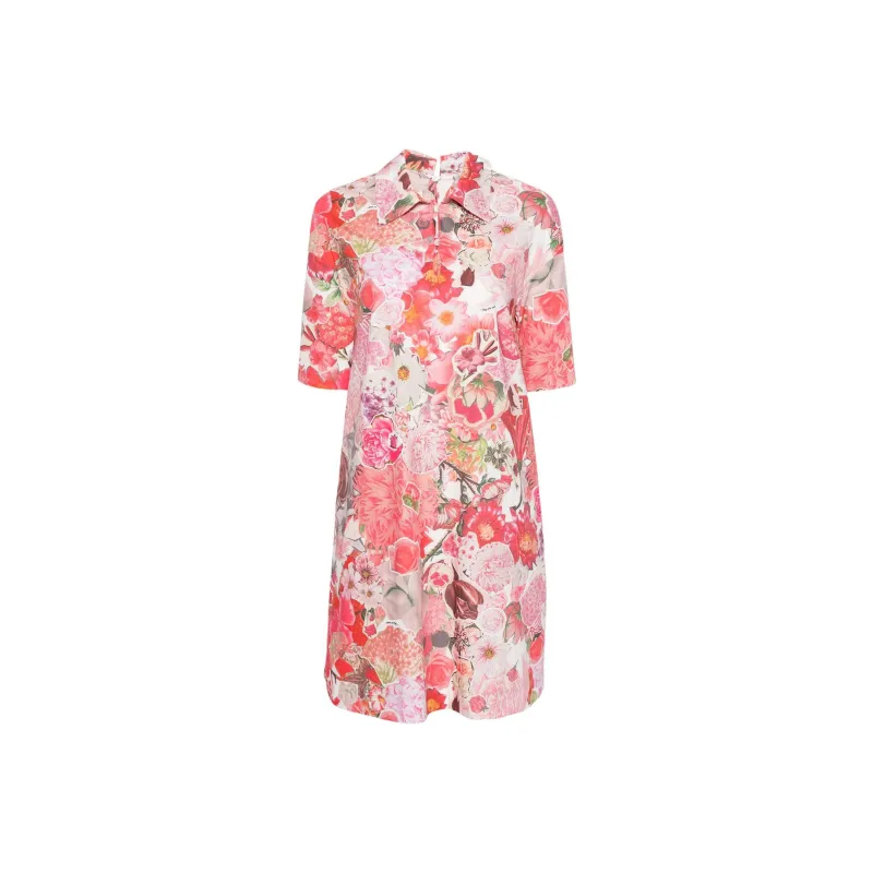 MARNI Kleid Floral print Cotton Dress-0