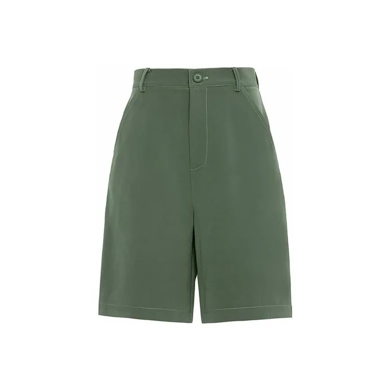 MEIYANG Casual Shorts Women's Mint Green-0