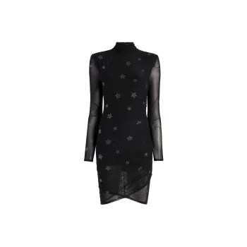 Cinq A Sept Marlene Star print Mini Dress