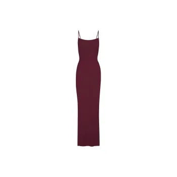 Skims Slip Dresses Women's Burgundy/WINE