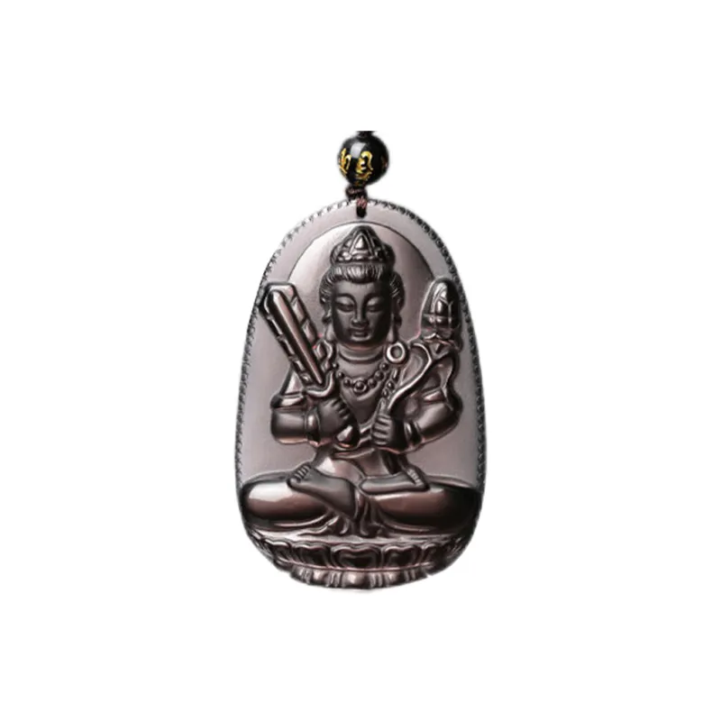Liu Jinfu Obsidian Necklaces Unisex-7