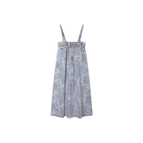 Ganni X Levis Slip Dresses Women's Light Denim
