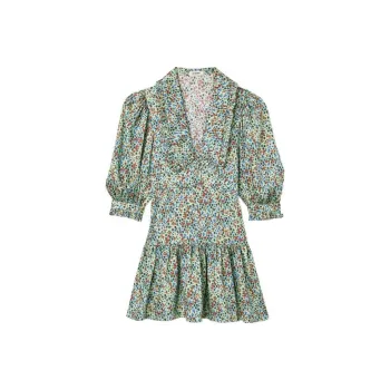 Sandro Long Sleeved Dresses Women's Green