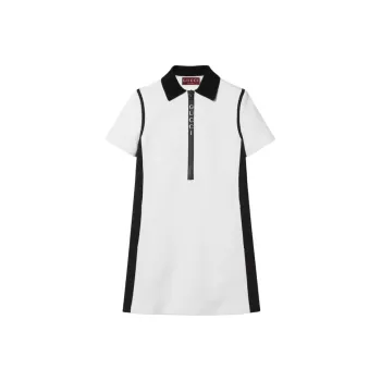 GUCCI Jacquard Mini Polo Dress