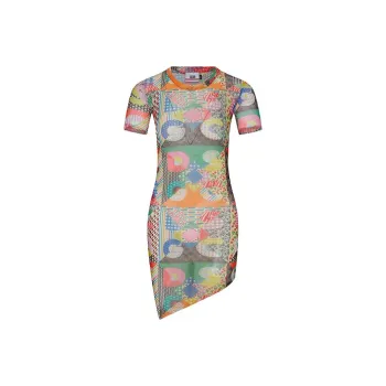 GCDS Short Sleeved Dresses Women's Multicolor