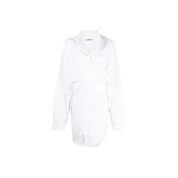 Balenciaga Wrap Shirt Dress