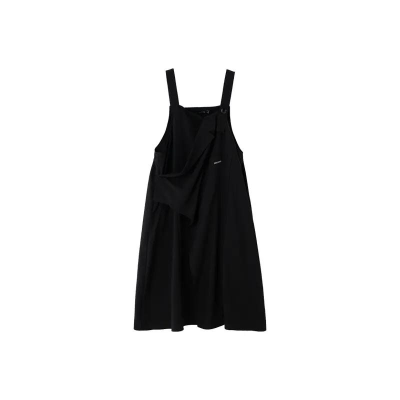 SOON FLOWER Sleeveless Dress Women's Black-0