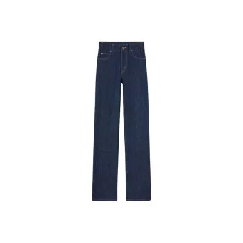 CELINE Kitty Jeans In Raw Wash Denim