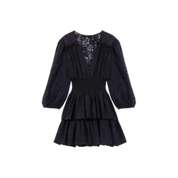 Maje Layered effect Mini Dress
