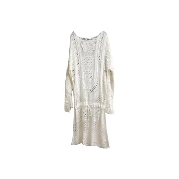 Chloe Long-Sleeved Dresses Women's Milk White