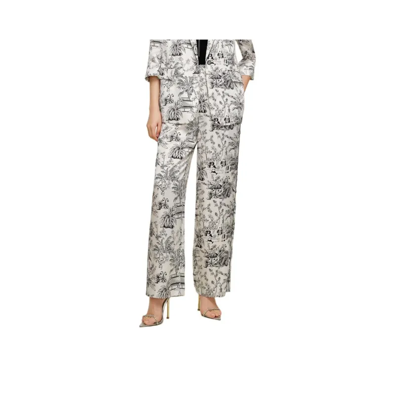 JZ. ANNAKRO Casual Pants Women's Heather Pure White-0