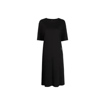 ARMANI EXCHANGE Short-Sleeved Dresses Women's Black