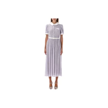 Self-portrait Short-Sleeved Dresses Women's Light Lavender