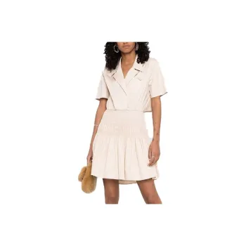 Self-portrait Short-Sleeved Dresses Women's Beige