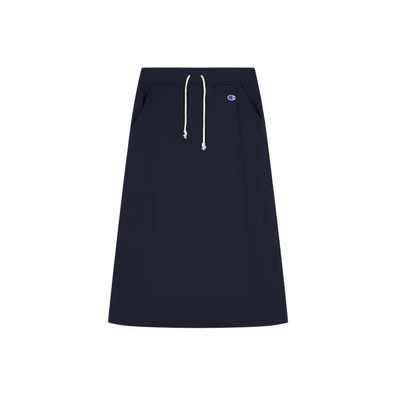 Champion Knitted Fabric Half Length Long Skirt US Version Women's-11