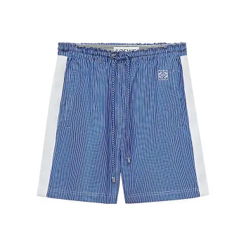 LOEWE Casual Shorts Women's Marine Blue