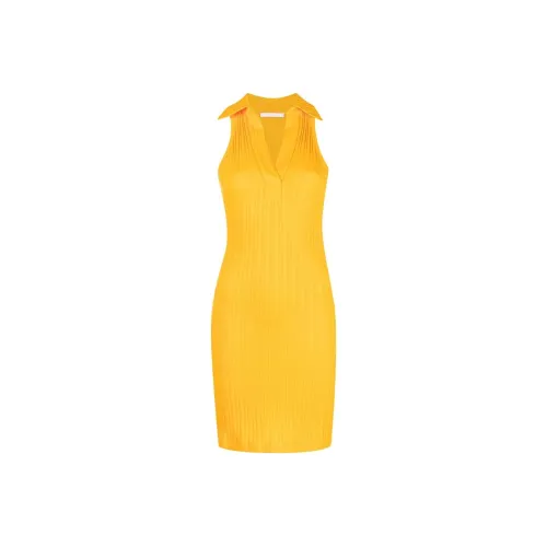 Helmut Lang Sleeveless Dresses Women's Yellow