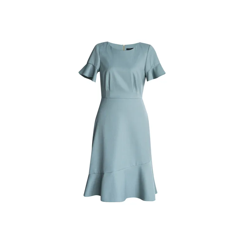 ROEYSHOUSE Short Sleeved Dresses Women's Pea Green-0