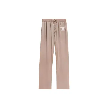 CELINE SS23 Knitted Sports Pants Women's Light Gray Umber