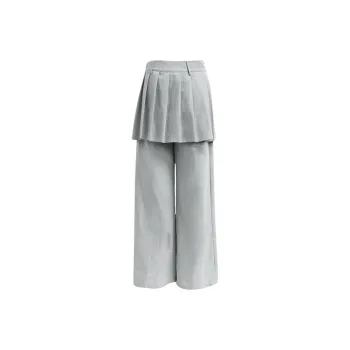 J.DE LUMIERE Casual Pants Women's Light Gray