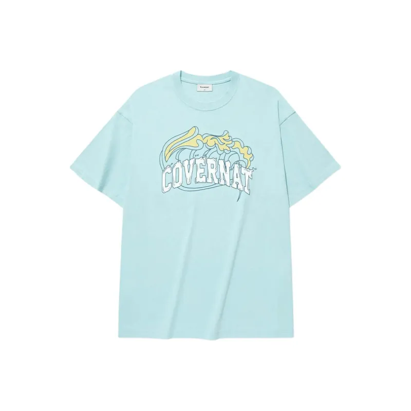 COVERNAT SS25 T Shirt Unisex Sky Blue-0