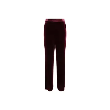 ETRO Wide Leg Velvet Palazzo Trousers