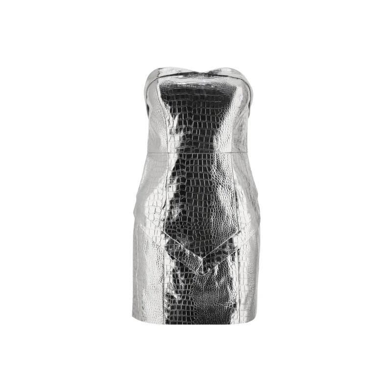 Rotate Sleeveless Dresses Women's Silver-0
