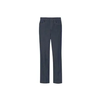 SAINT LAURENT High Waist Straight Leg Jeans