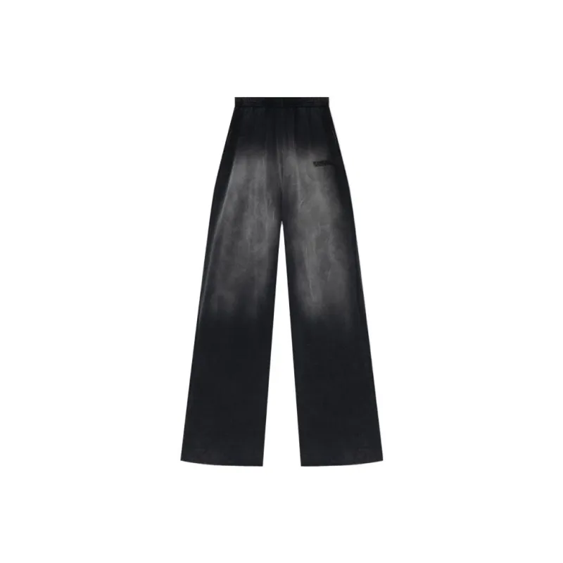 Vetements Double Jersey Sweatpants 'Washed Black'-0