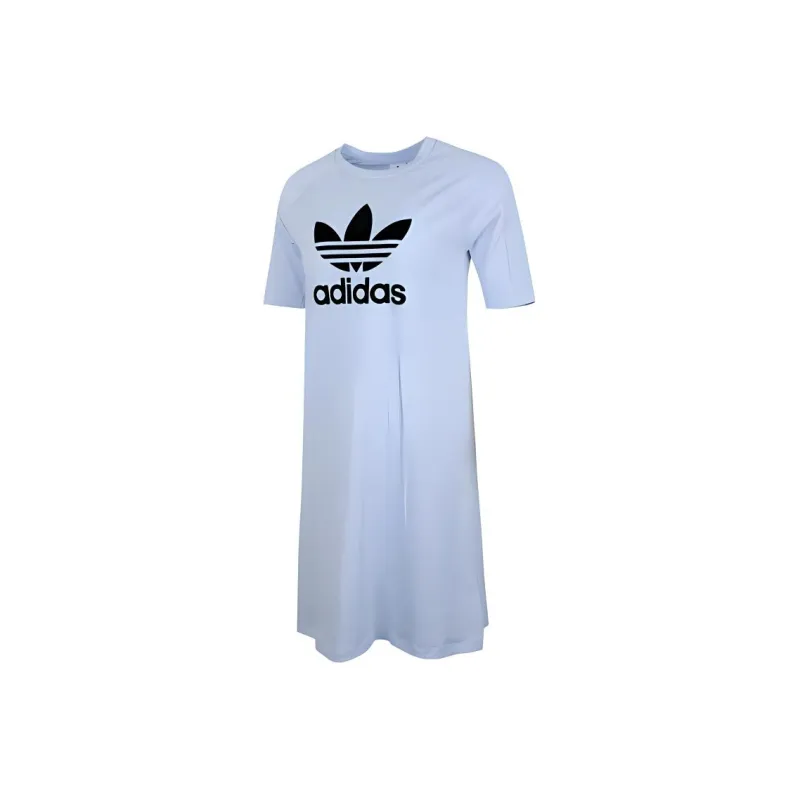 Adidas Originals Short Sleeved Dress Women's Blue-3