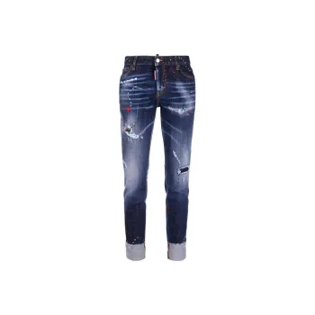 DSQUARED 2 Distressed Skinny Fit Jeans