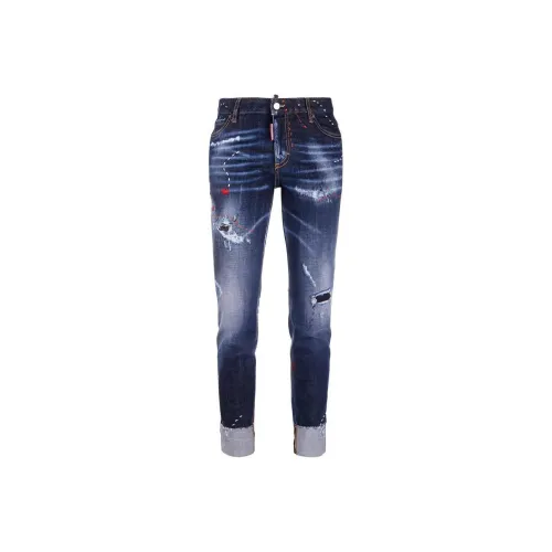 DSQUARED 2 Distressed Skinny Fit Jeans