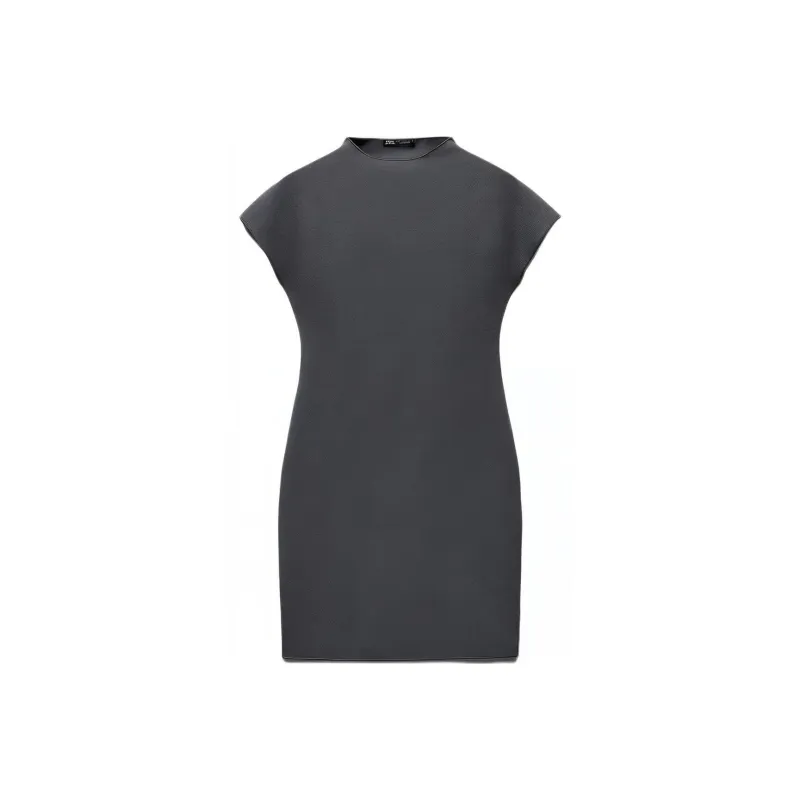 ZARA Short-Sleeved Dresses Women's Green/Blue-0