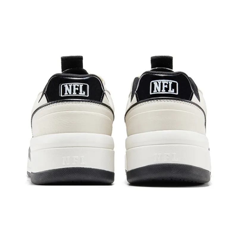 NFL College 1 25 Toddler Shoes Low Top Skateboard Shoes Unisex White Black-4