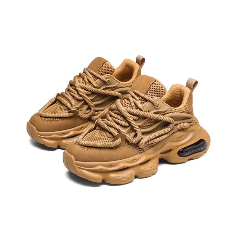 OFFER AITR Cushioning Slip Resistant Height Increasing Low Top Chunky Sneakers Men's-9