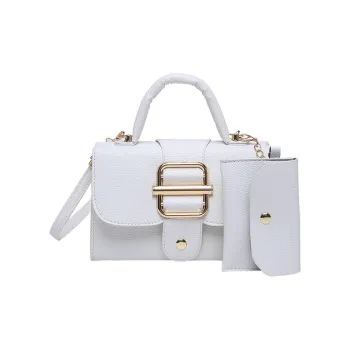 TOUTSEUL YOLO Pu One Shoulder Handbag Women's White/Black/Red/Pink/Brown