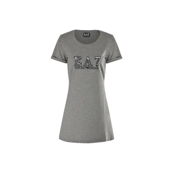 EMPORIO ARMANI EA7 Short Sleeved Dresses Women's Gray