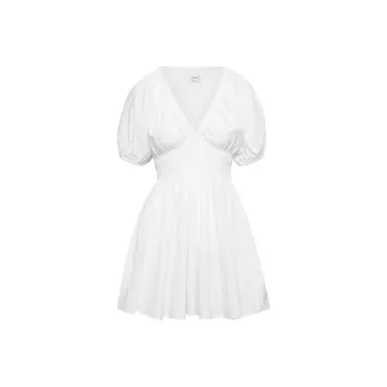 ARITZIA Wilfred Mason Poplin Dress Short-Sleeved Dresses Women's White/White