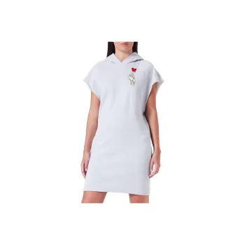 MOSCHINO Short-Sleeved Dresses Women's Gray