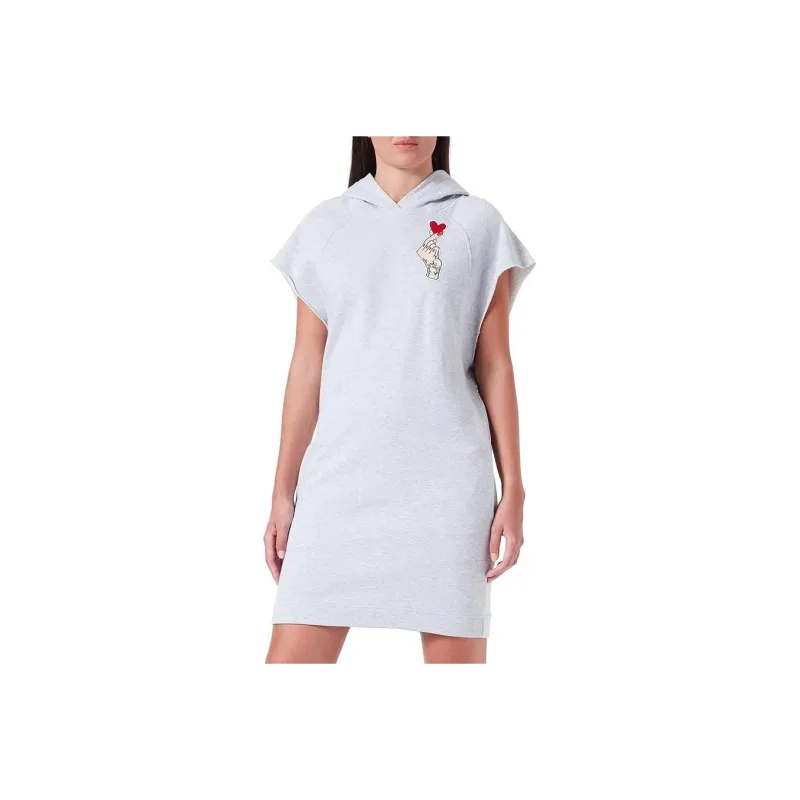 MOSCHINO Short-Sleeved Dresses Women's Gray-0