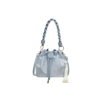RIVMIND Silk Crossbody Bag, Handbag Regular Women's White/Black/Pink/Blue