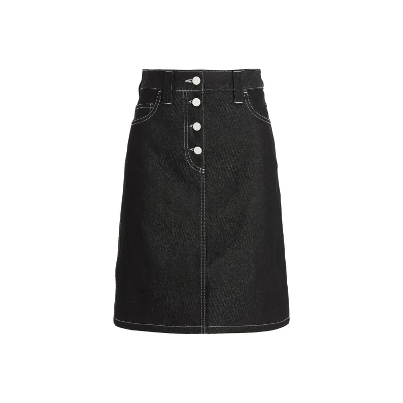 Sunnei Button Denim Skirt-0