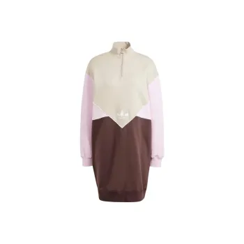 Adidas Long-Sleeved Dresses Women's Beige