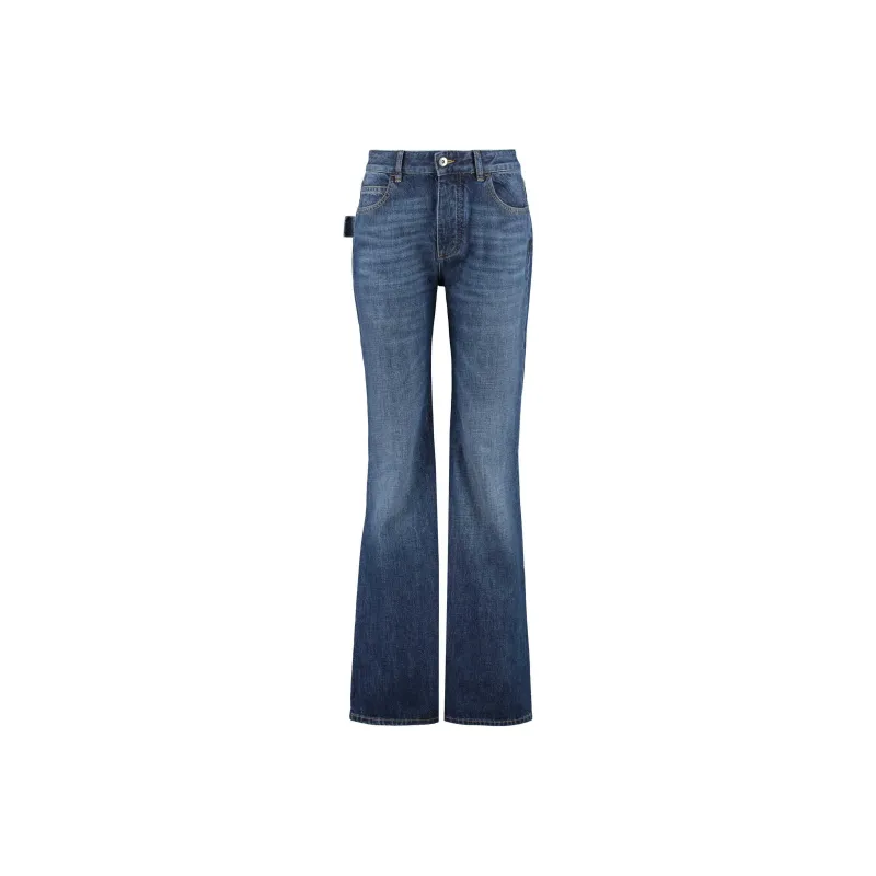 Bottega Veneta Washed Flared Jeans-0