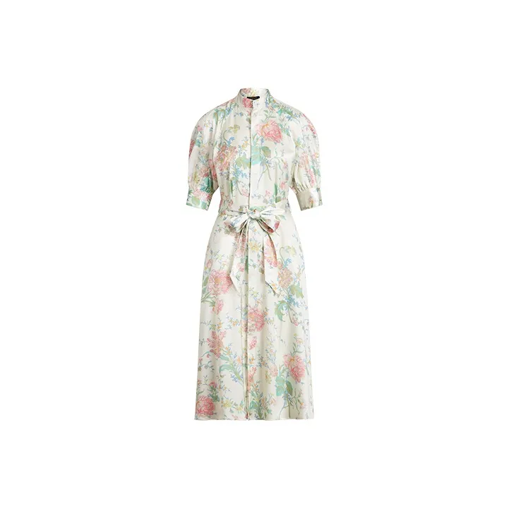 Polo Ralph Lauren Dress Women's Beige Pink-0