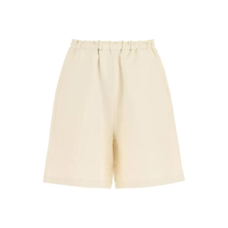 TOTEME Casual Shorts Women's Beige Yellow-0