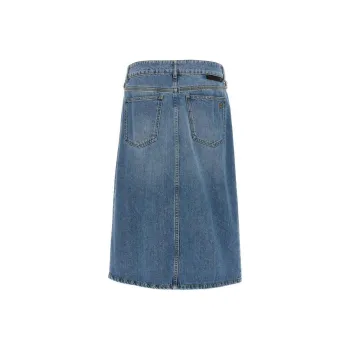 Stella McCartney Front Slit Denim Skirt