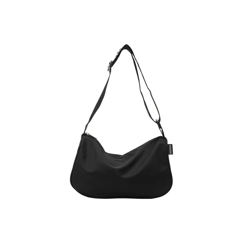 Single Warehouse Polyester Shoulder Bag Unisex White & Blue/White & Black/Black-10